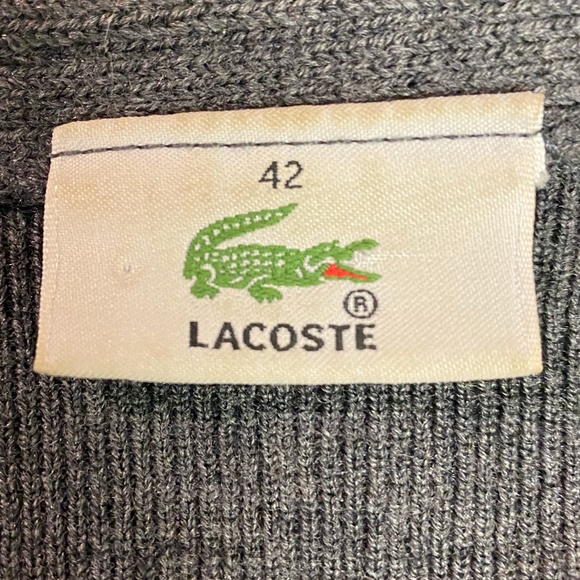LACOSTE button down cardigan - Picture 6 of 6